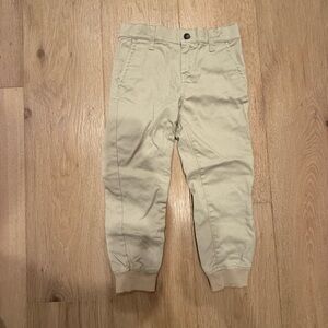 5T Boys Janie and Jack Khaki Joggers